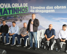 Ouvintes registram banco de areia na praia de Caiobá