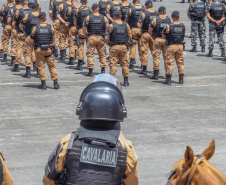 Polícia Militar do Paraná homenageia policiais que participaram da Operação Guarapuava