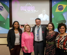Segurança conscientiza servidoras sobre o Outubro Rosa 