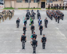 Polícia Militar do Paraná homenageia policiais que participaram da Operação Guarapuava