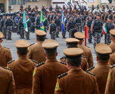 Polícia Militar do Paraná homenageia policiais que participaram da Operação Guarapuava