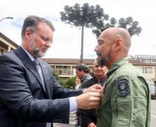 Polícia Militar do Paraná homenageia policiais que participaram da Operação Guarapuava