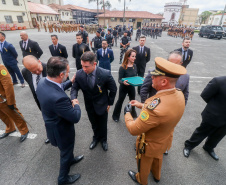 Polícia Militar do Paraná homenageia policiais que participaram da Operação Guarapuava