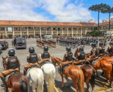 Polícia Militar do Paraná homenageia policiais que participaram da Operação Guarapuava