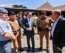 PMPR homenageia militares e autoridades civis no aniversário do BPRv, BPMOA e BOPE