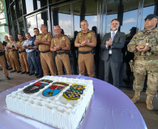 PMPR homenageia militares e autoridades civis no aniversário do BPRv, BPMOA e BOPE