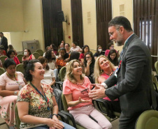 Segurança conscientiza servidoras sobre o Outubro Rosa 