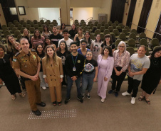 Segurança recebe alunos do curso de Criminologia da Unicuritiba para visita técnica