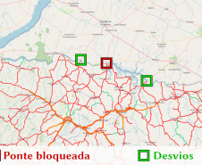  Ponte de Porecatu será bloqueada para reformas daqui a 10 dias 