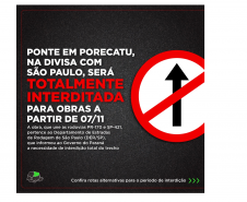 Bloqueio da Ponte de Porecatu tem nova data para início - 