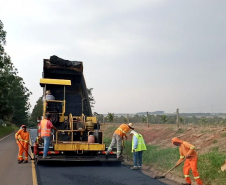 Governo executa reparos em 35 quilômetros de rodovia entre Cianorte e Araruna