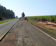 Governo executa reparos em 35 quilômetros de rodovia entre Cianorte e Araruna