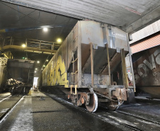 Aumenta transporte ferroviário de carga pelos portos paranaenses