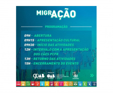 Secretaria de Estado da Justiça, Família e Trabalho vai participar do Projeto MigrAÇÃO, da OAB/PR, na Praça Santos Andrade.
