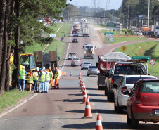 Começam as obras de reforço na segurança e iluminação no Contorno Sul de Curitiba