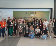  Em busca de novos conhecimentos para aprimorar o atendimento, Hemepar participa de Congresso Nacional