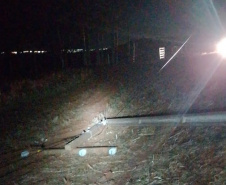 Copel trabalha para reestabelecer energia em locais atingidos por temporais- Região Vale do Ivaí - 