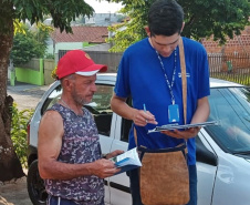 Trabalho aborda morador sobre preservação dos recursos hidricos