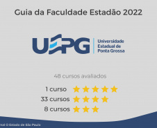  Universidades estaduais do Paraná têm 13 cursos classificados com 5 estrelas no Guia da Faculdade Estadão