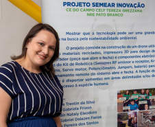  Professores apresentam projetos de robótica premiados durante evento de formação