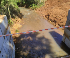 Pavimentação de estrada rural beneficia agricultura familiar no Sudoeste