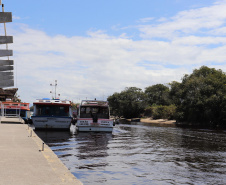 Agepar lança campanha de conscientização para usuários da travessia da Ilha do Mel