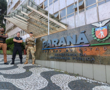 Policiais paranaenses competem no evento Combate Tático Brasil em Santa Catarina
