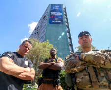 Policiais paranaenses competem no evento Combate Tático Brasil em Santa Catarina