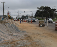 Obras do novo viaduto de São José dos Pinhais alteram trânsito a partir desta segunda