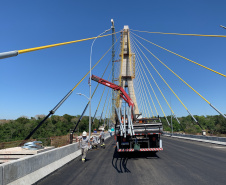 Estrutura da nova Ponte da Integração Brasil-Paraguai está concluída