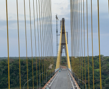 Estrutura da nova Ponte da Integração Brasil-Paraguai está concluída