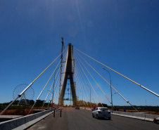 Nova ponte Brasil-Paraguai, em Foz do Iguaçu, está quase finalizada