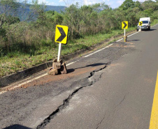 Rodovia de Bituruna será bloqueada para obras devido a chuvas; serviços começam dia 16 