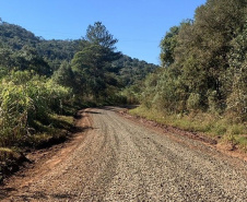 DER/PR prepara conservação de 49 km de rodovias rurais no Sul do estado