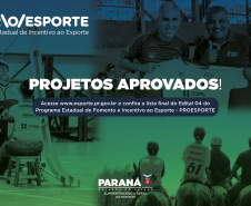 ​Programa Estadual de Fomento e Incentivo ao Esporte - PROESPORTE contempla 75 projetos em seu quarto edital