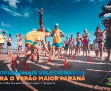 Esporte divulga os profissionais aptos a participar do Verão Maior Paraná