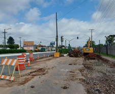 BR-376 tem bloqueios para avançar obra de novo viaduto em São José dos Pinhais 