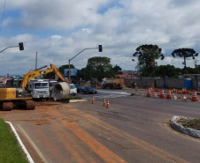 BR-376 tem bloqueios para avançar obra de novo viaduto em São José dos Pinhais 