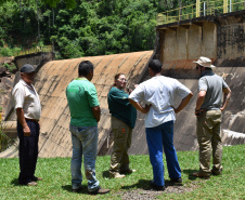 Caingangues visitam Usina Apucaraninha e preparam material bilíngue sobre segurança