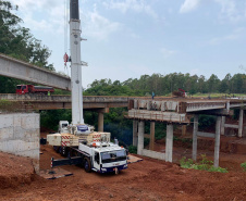 Duplicação do Contorno Oeste de Cascavel chega a 78% das obras executadas