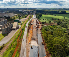 Cascavel, 29 de novembro de 2022 - Obras de duplicação da BR 277