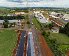 Cascavel, 29 de novembro de 2022 - Obras de duplicação da BR 277