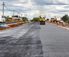 Cascavel, 29 de novembro de 2022 - Obras de duplicação da BR 277