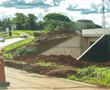 Cascavel, 29 de novembro de 2022 - Obras de duplicação da BR 277