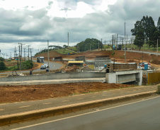 Guarapuava, 29 de novembro de 2022 - Obras de duplicação da BR 277. Foto: Roberto Dziura Jr./AEN