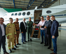 Governo reforça frota com nova aeronave para ampliar operações de saúde e segurança no Paraná
