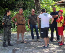 Secretário da Segurança acompanha ações do Verão Maior Paraná em Guaratuba e na Ilha do Mel