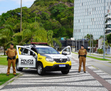 Com dois helicópteros e viatura inteligente, mais de 600 policiais militares vão atuar no Verão Maior Paraná