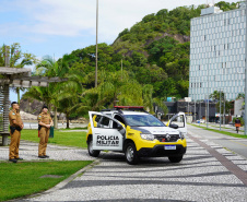 Com dois helicópteros e viatura inteligente, mais de 600 policiais militares vão atuar no Verão Maior Paraná