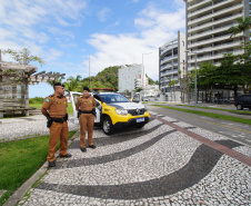 Com dois helicópteros e viatura inteligente, mais de 600 policiais militares vão atuar no Verão Maior Paraná